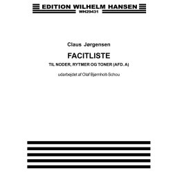 Facitliste Til Claus Jorgensen Noder Rytmer Og Toner