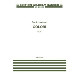 LORENTZEN BENT COLORI PIANO BOOK
