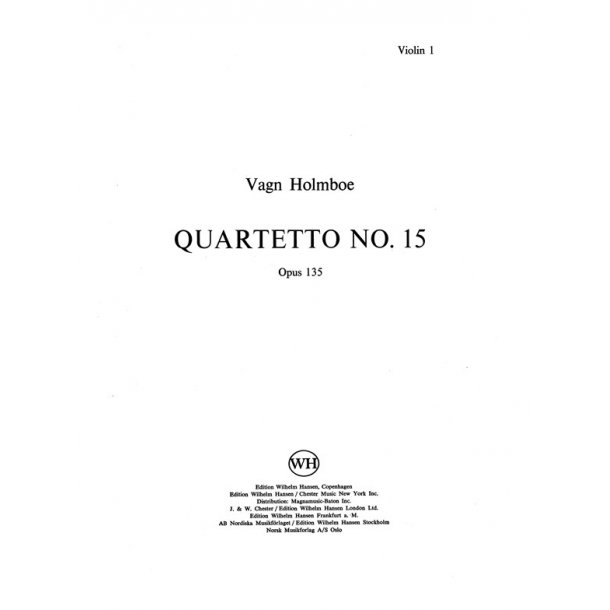 STRYGEKVARTET NR.15 OP.135