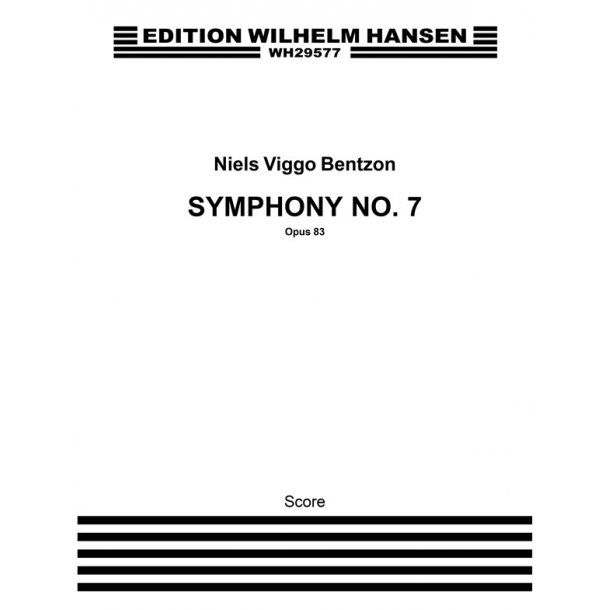 Niels Viggo Bentzon: Symphony No.7 Op.83 (Full Score)