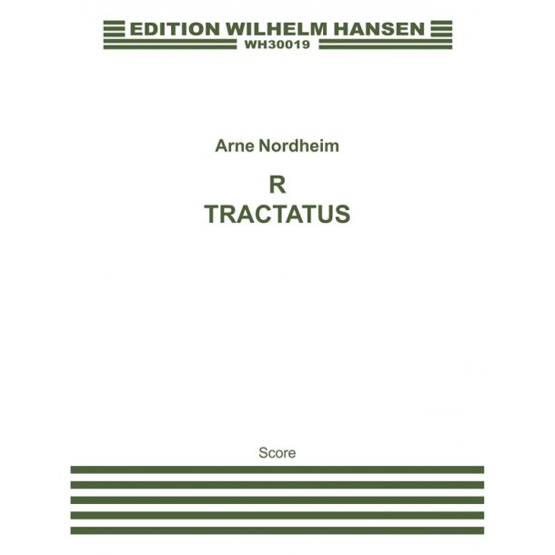Arne Nordheim: Tractatus (Score)