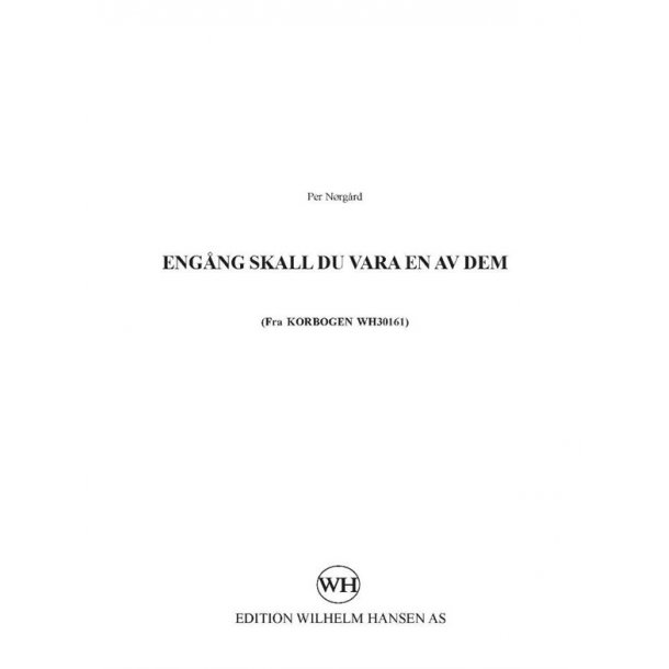 Engang Skall Du Vara En Av Dem