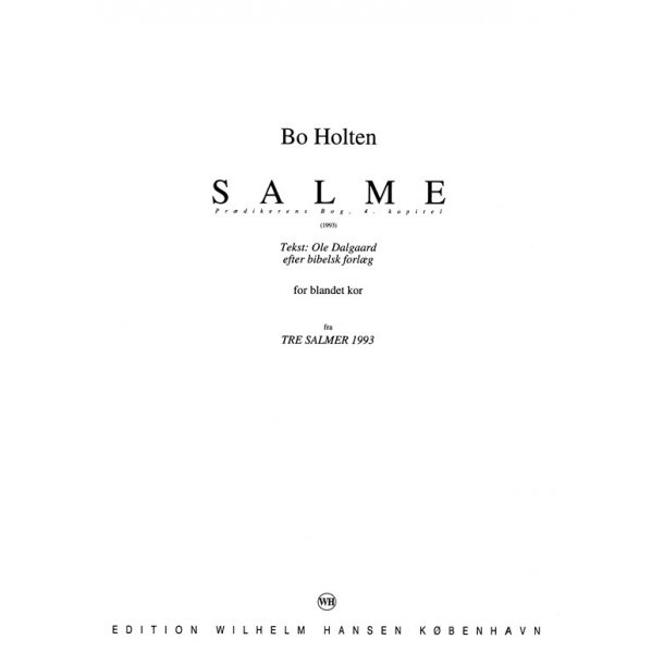 Salme (Praedikernes Bog 4)