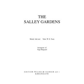 THE SALLY GARDENS