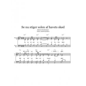 SE NU STIGER SOLEN AF HAVETS..