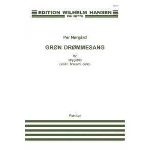 NORGARD PER GRON DROMMESANG CHAMBER ENSEMBLE SCORE