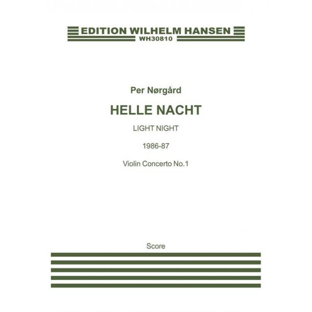 HELLE NACHT (2007 VERSION)