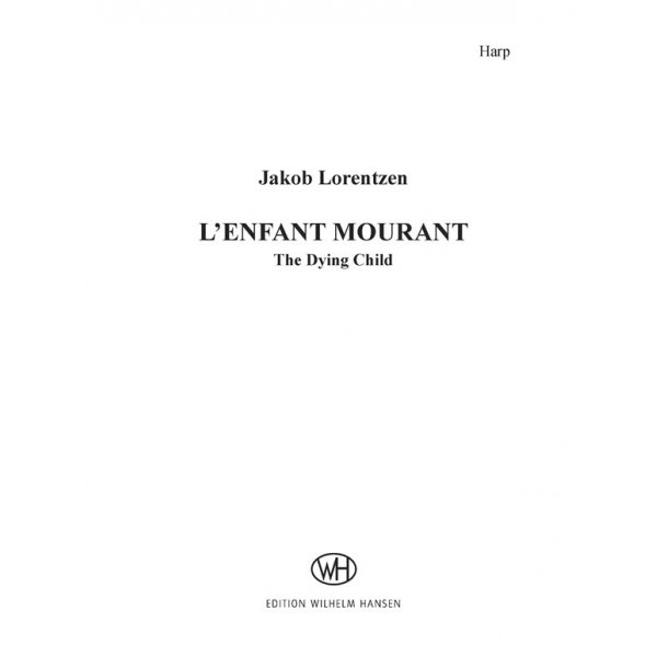 L'ENFANT MOURANT - THE DYING CHILD