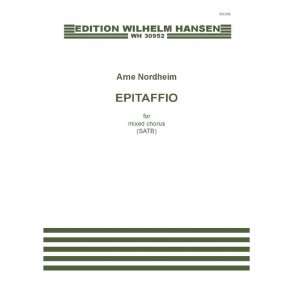 Arne Nordheim: Epitaffio (SATB)