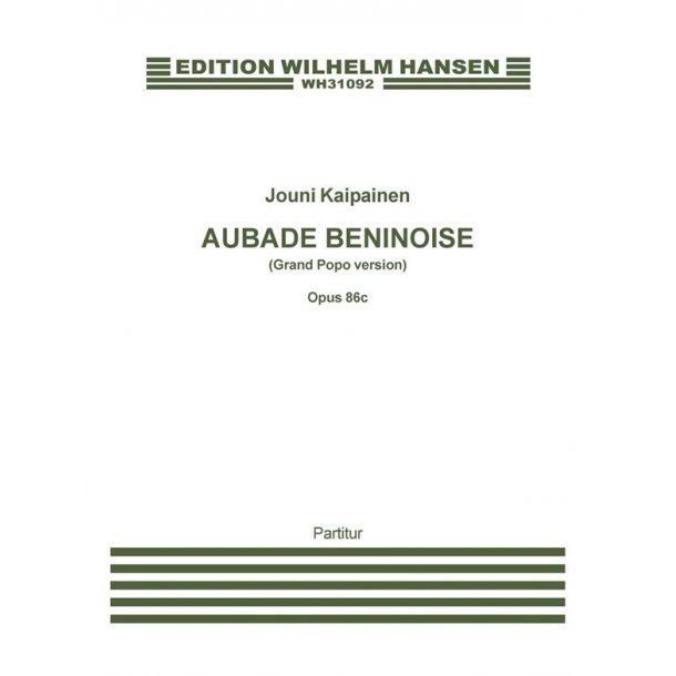 AUBADE BENINOISE OP. 86C (GRAND POPO VERSION)