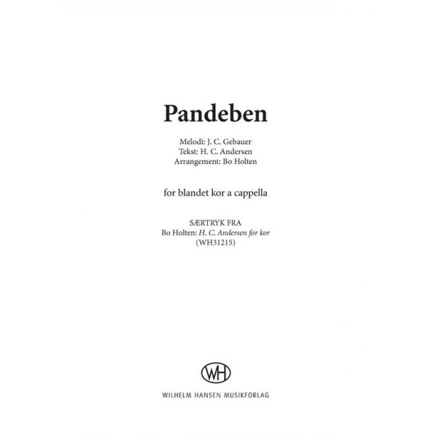 HOLTEN H.C.ANDERSEN FOR KOR SATB