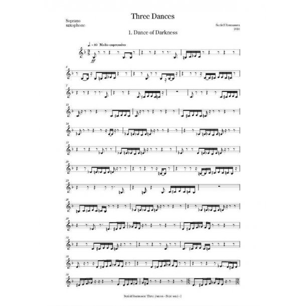 SUNLEIF RASMUSSEN THREE DANCES PTS