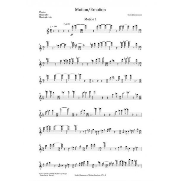 SUNLEIF RASMUSSEN MOTION/EMOTION PTS