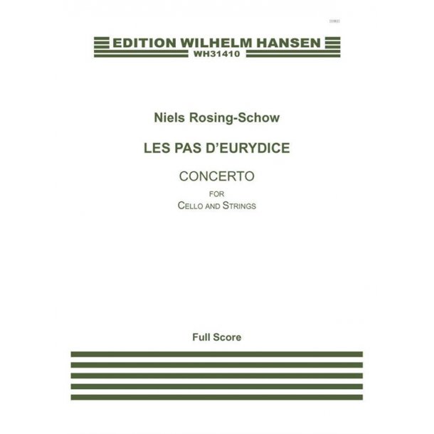 NIELS ROSING-SCHOW LES PAS D'EURYDICE SC