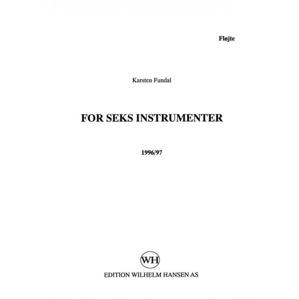 KASTEN FUNDAL FOR SEKS INSTRUMENTER PTS