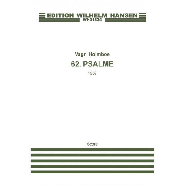Holmboe 62. Psalme Op.13a Ssa