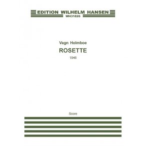 Holmboe Rosette Op.41 Sop/Ten/Pfa