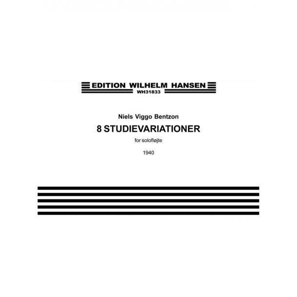 Bentzon 8 Studievariationer Op.5 Flt