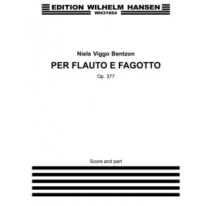 Bentzon Duetto Per F. Op.377 Flt/Bsn