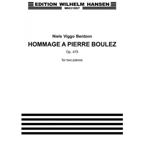 Bentzon Hommage ´ Pierre...Op.475 Pf