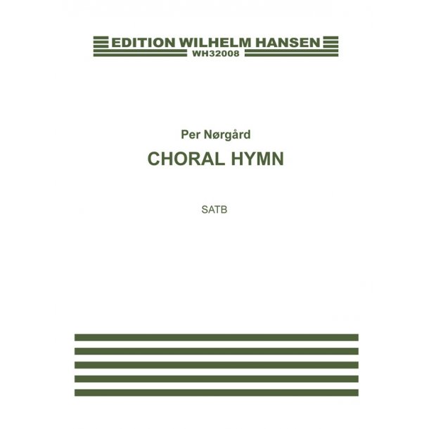 N&atilde;rg&middot;rd Choral Hymn Satb
