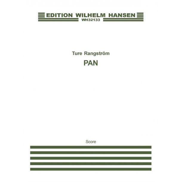 Ture Rangstr&ouml;m Pan Sc