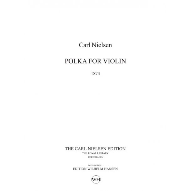 Carl Nielsen Sonate For Violin Og Klaver 1881 Vln/Pf