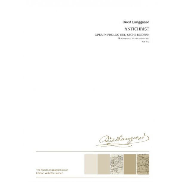Rued Langgaard: Antikrist / Antichrist (German Vocal Score)