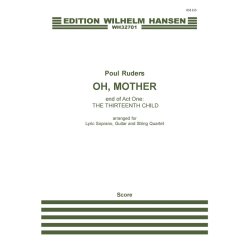 Poul Ruders: Oh, Mother - From 'The Thirteenth Child' (Score)