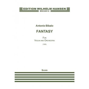 Antonio Bibalo: Fantasy For Violin And Orchestra (Score)