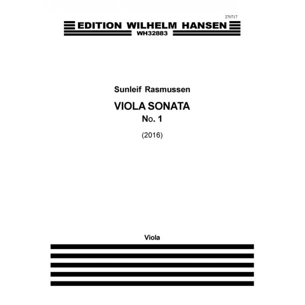 Sunleif Rasmussen: Viola Sonata No.1