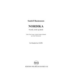 Sunleif Rasmussen: Nordika (Swedish, Norwegian and Danish Text) (SATB)