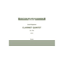 Jouni Kaipainen: Clarinet Quintet Op.59a (Score)
