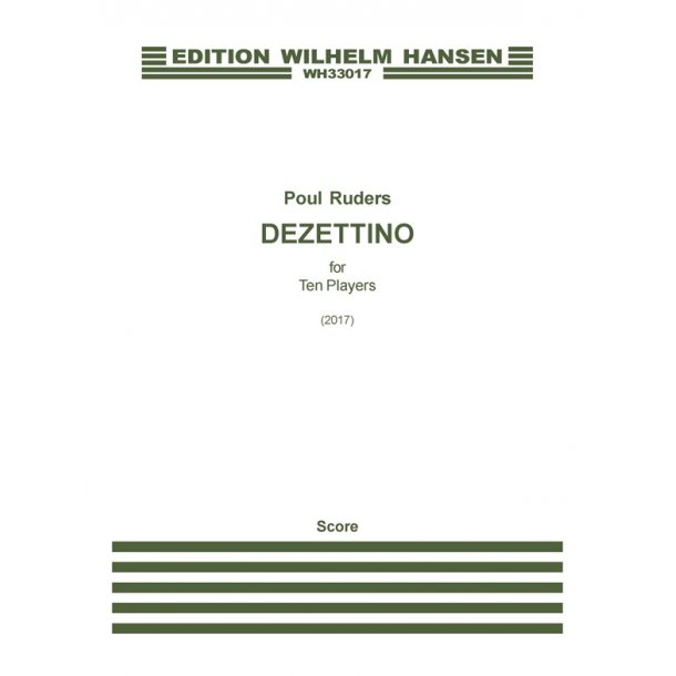 Poul Ruders: Dezettino (Score)