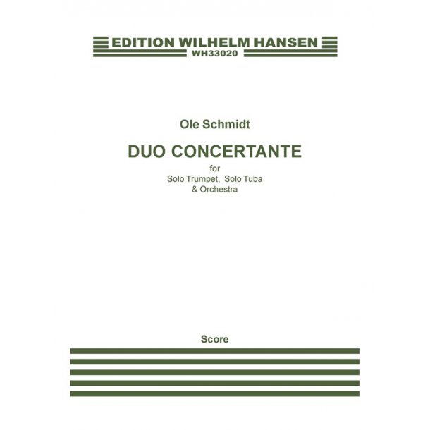 Ole Schmidt: Duo Concertante (Score)