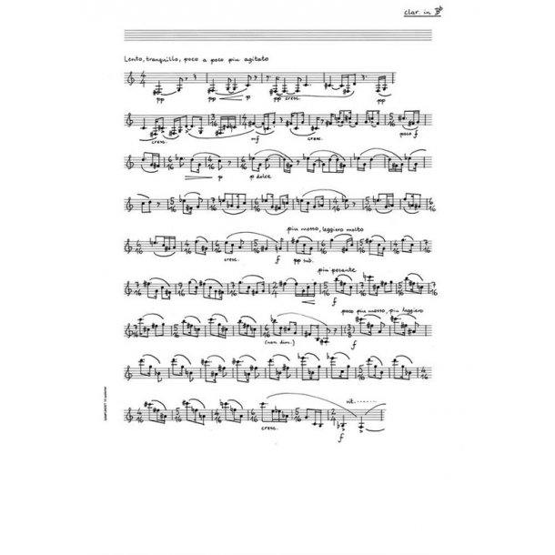 Karsten Fundal: Solo For Clarinet - Version in Bb