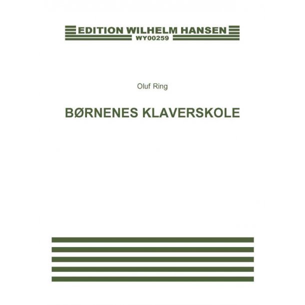 Oluf Ring: Børnenes Klaverskole