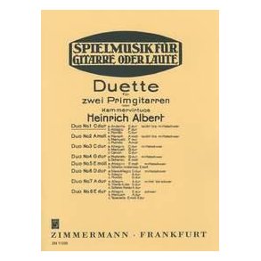 Acht Duette Fr 2 Primgitarren Nr. 1