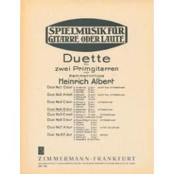 Acht Duette Fr 2 Primgitarren Nr. 4