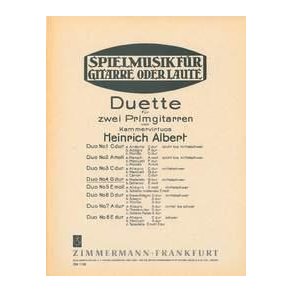 Acht Duette Fr 2 Primgitarren Nr. 4