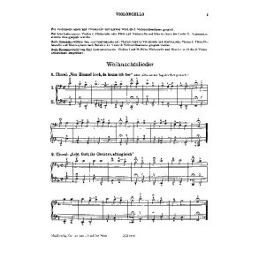 Frhliche Weihnachten Violoncello