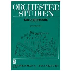 Orchesterstudien Viola: Fr Solo-brat