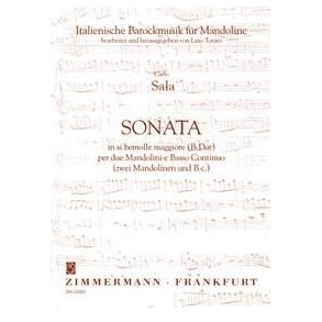 Sonata B-dur Fr 2 Mandolinen Und B.