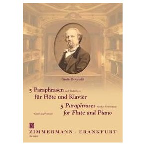 5 Paraphrasen Nach Verdi-opern Fr Fl