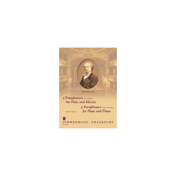 5 Paraphrasen Nach Verdi-opern Fr Fl