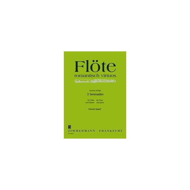 3 Serenaden Fr Flte Und Klavier