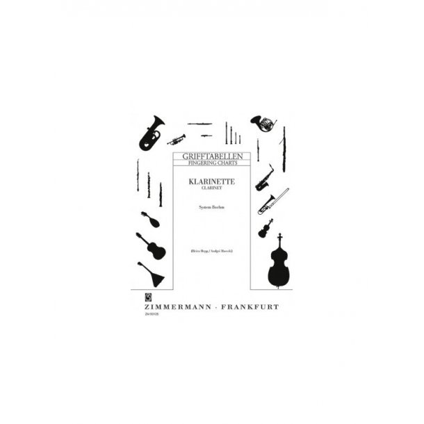 Fingering Chart: System Boehm (Clarinet)