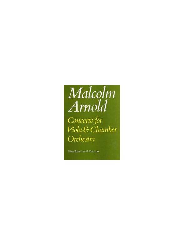 Malcolm Arnold: Concerto For Viola (Viola/Piano)