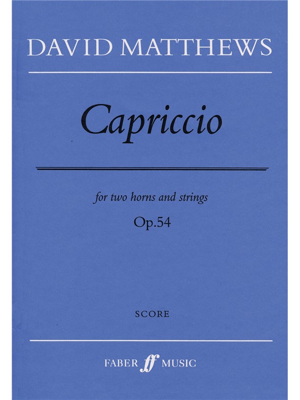 Capriccio (Score)