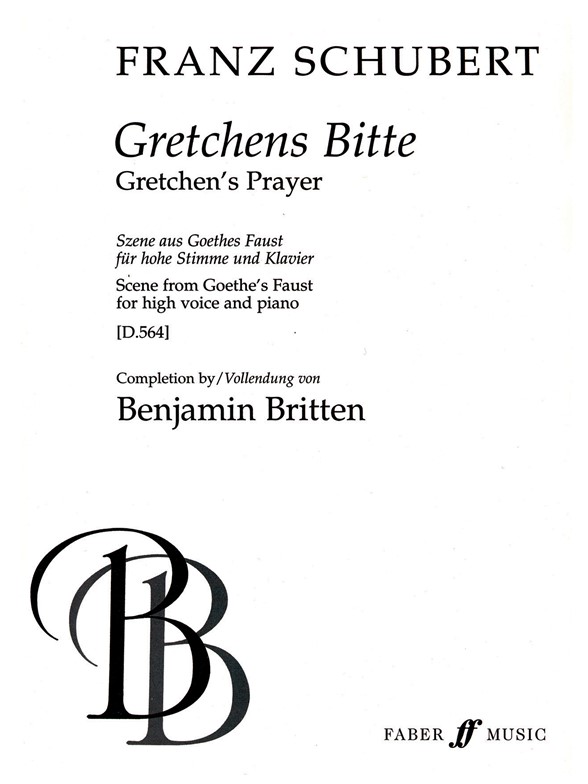 Gretchens Bitte (Completed By Britten)